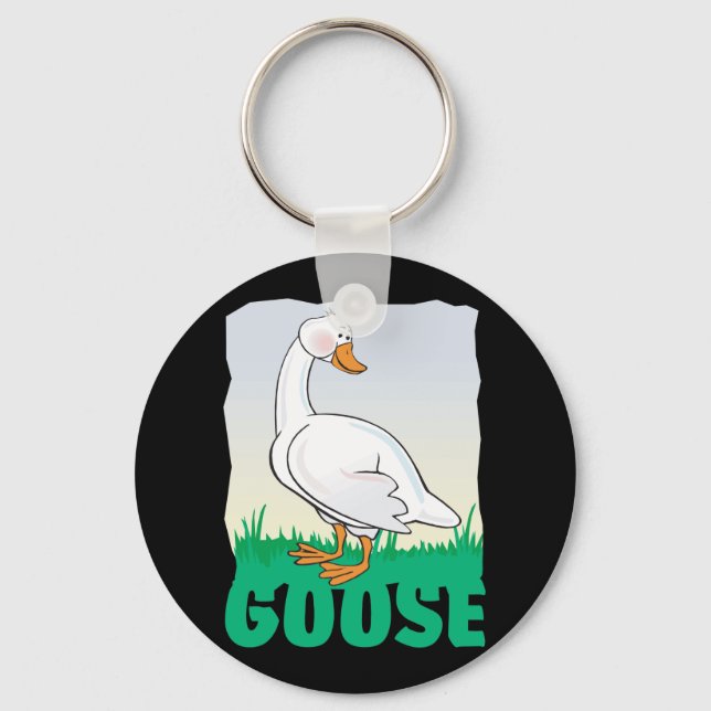 Kid Friendly Goose Keychain (Front)