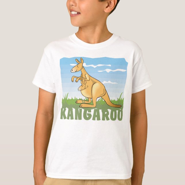 Kid Friendly Kangaroo T-Shirt (Front)