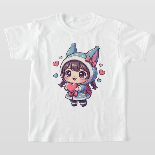 Kid-Friendly & Playful T-Shirt (Laydown)