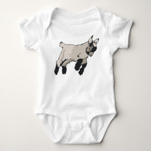Kid Goat Baby Bodysuit