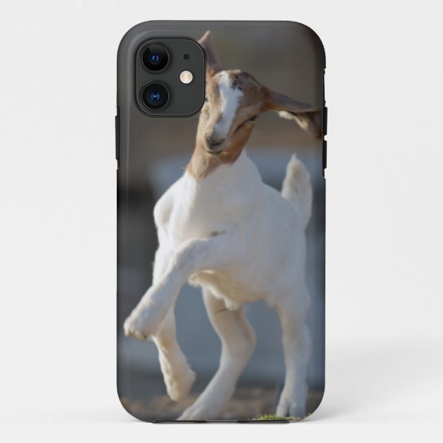 Kid Goat Playing Case-Mate iPhone Case (Back)
