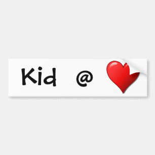 Kid @ Heart Bumper Sticker