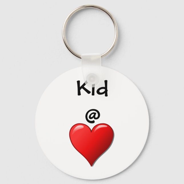 Kid @ Heart Keychain (Front)