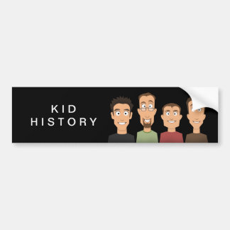 Kid History Bumper Sticker