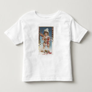Kid Holding Fireworks and Rockets Toddler T-shirt