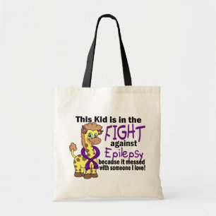 Kid In The Fight Against Epilepsy Tote Bag