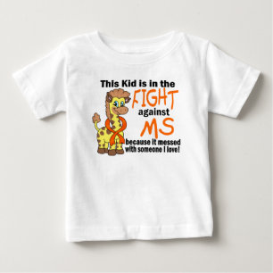 Kid In The Fight Against MS Multiple Sclerosis Baby T-Shirt
