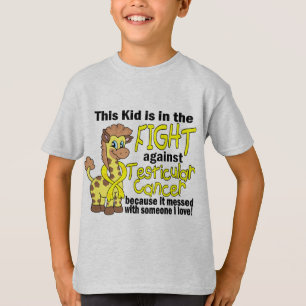 Kid In The Fight Against Testicular Cancer T-Shirt