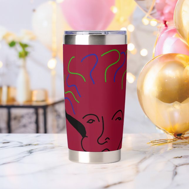 Kid Mad Scientist  Insulated Tumbler (Bachelor Party (Rotated))