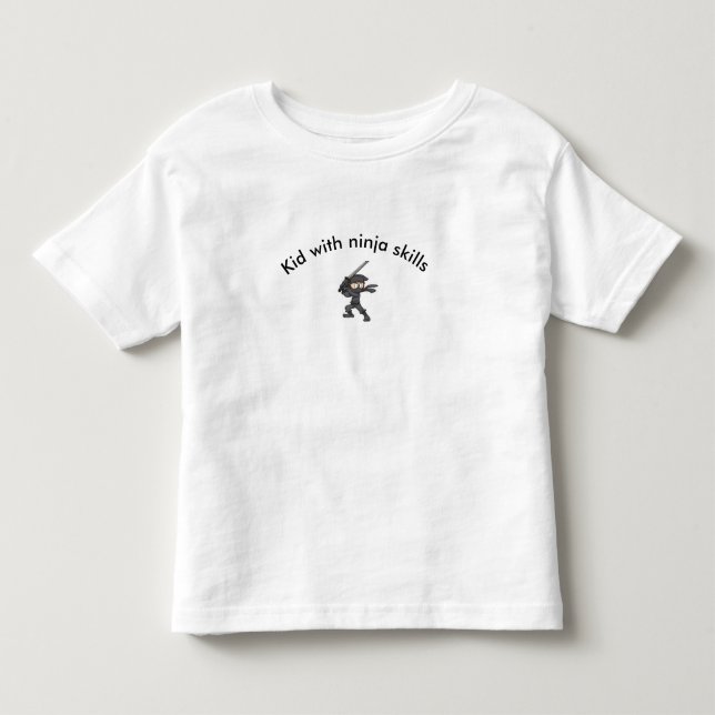 kid ninja skills shirt (Front)
