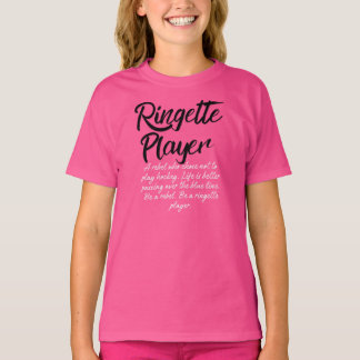 Kid- Ringette Rebel  T-Shirt