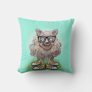 Kid Sheep Throw Pillow