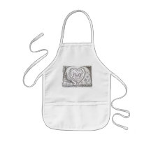 Kid-Sized "HuG" Apron, Original Art Design