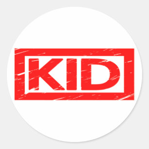 Kid Stamp Classic Round Sticker