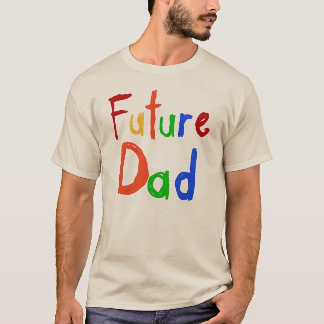 Kid Text Future Dad T-shirts and Gifts (Front)