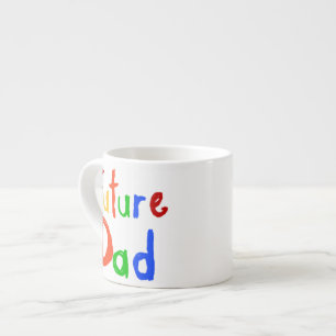 Kid Text Future Dad T-shirts and Gifts Espresso Cup