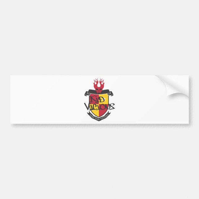 Kid Vicious Merch Rocks Bumper Sticker (Front)
