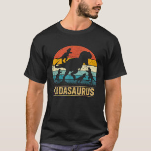 Kida Dinosaur T Rex Kidasaurus 4 kids Family Match T-Shirt