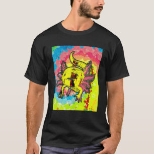 Kidcore Aesthetic Axolotl Mexican Salamander 80s 9 T-Shirt
