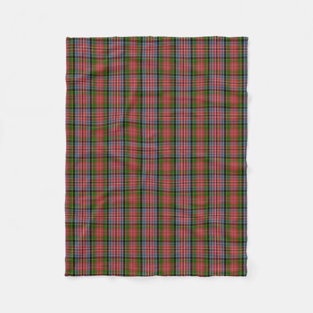 Kidd Tartan Fleece Blanket (Front)