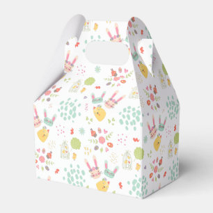 Kiddie Easter Bunny Pattern Favor Box