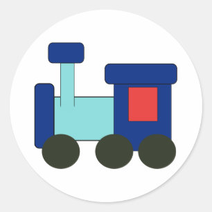 Kiddie Train Classic Round Sticker