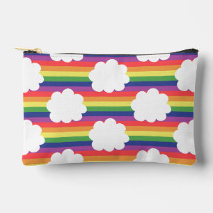 Kiddiecore Rainbow with Clouds Accessory Pouch
