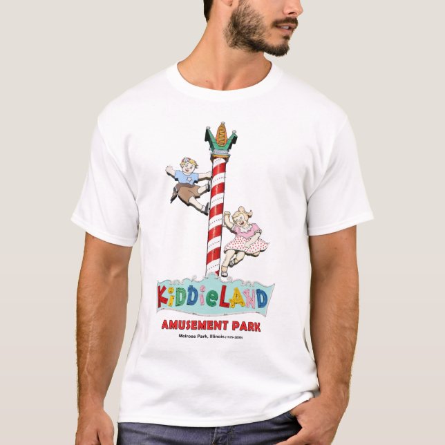 Kiddieland Amusement Park, Melrose Park, IL -  T-Shirt (Front)