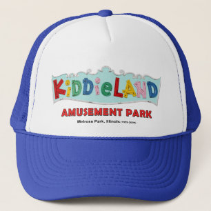 Kiddieland Melrose Park, IL, Text Sign Trucker Hat