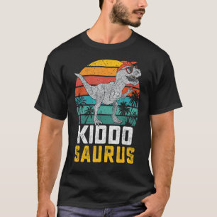Kiddosaurus T Rex Dinosaur Kiddo Saurus Family Mat T-Shirt