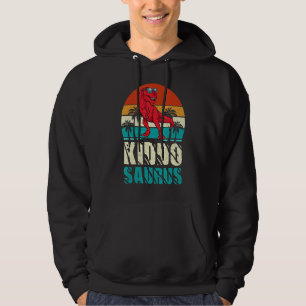 Kiddosaurus T Rex Dinosaur Kiddo Saurus Matching F Hoodie