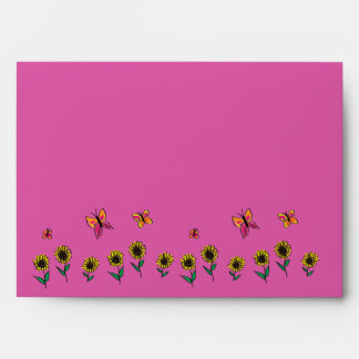 Kiddy doodle sunflower deco envelope