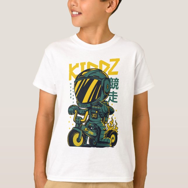 Kiddz Biker Kids T-shirt (Front)