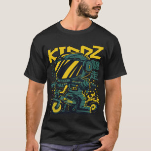 KIDDZ Space Biker Graphic Tee – Retro Futuristic A