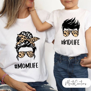 kidlife leopard t-shirt to wear on mother's day