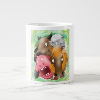 Kidnapped by God Funny Crazy Farm Animals Coffee M Large Coffee Mug