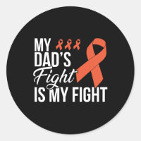 Kidney Cancer Awareness Fight Cancer Ribbon
