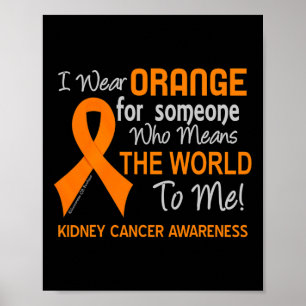 Kidney Cancer  For Someone Who Means The World To  Poster