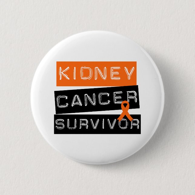Kidney Cancer Survivor 2 Inch Round Button (Front)