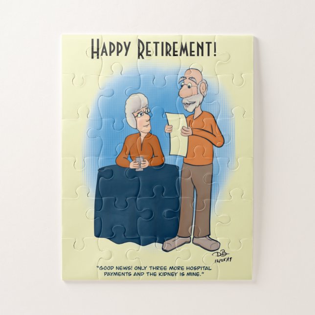 Kidney Card Jigsaw Puzzle (Vertical)