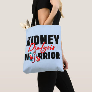 Kidney Dialysis Warrior Kidney Recipient Tote Bag