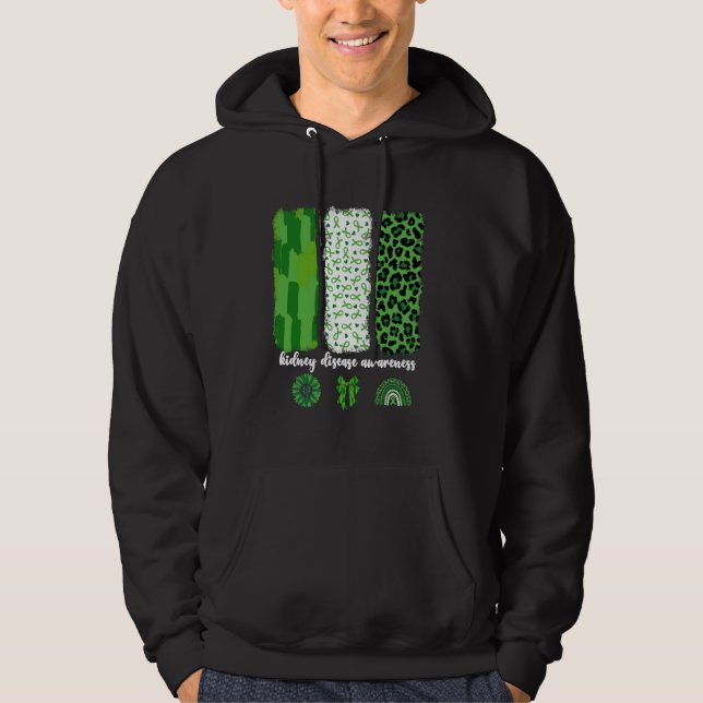 Kidney Disease Awareness CKD Chronic Kidney Diseas Hoodie (Front)