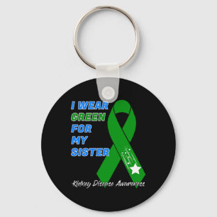 Kidney Disease Awareness Dialysis Transplant Donor Keychain