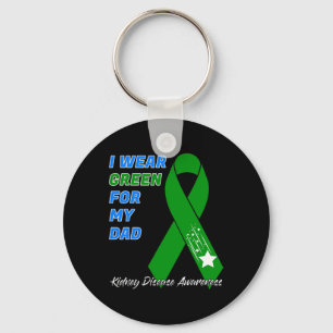 Kidney Disease Awareness Dialysis Transplant Donor Keychain
