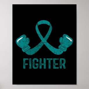 Kidney Disease Awareness Fighter Poster