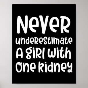 Kidney Disease Awareness Girl Donor Transplant For Poster