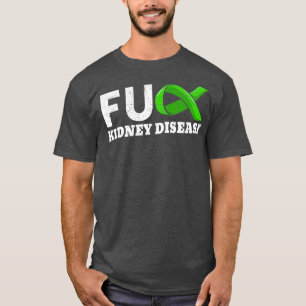 Kidney Disease Awareness Green Ribbon Organ Gift T-Shirt