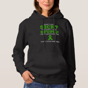 Kidney Disease Awareness I Don't Look Sick Ribbon Hoodie