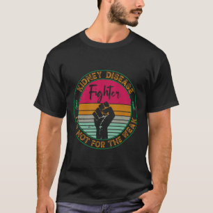 Kidney Disease awareness Retro Fighter Warrior Men T-Shirt