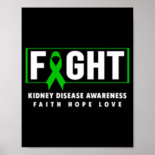 Kidney disease awareness shirt - fight kidney poster